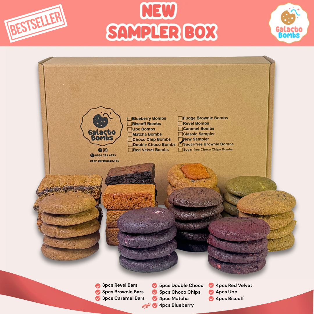 New Sampler Box | Cookie Gifts (39 Cookies All-Flavor Inclusions)