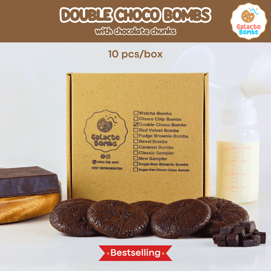 Double Choco Bombs (10 Cookies)