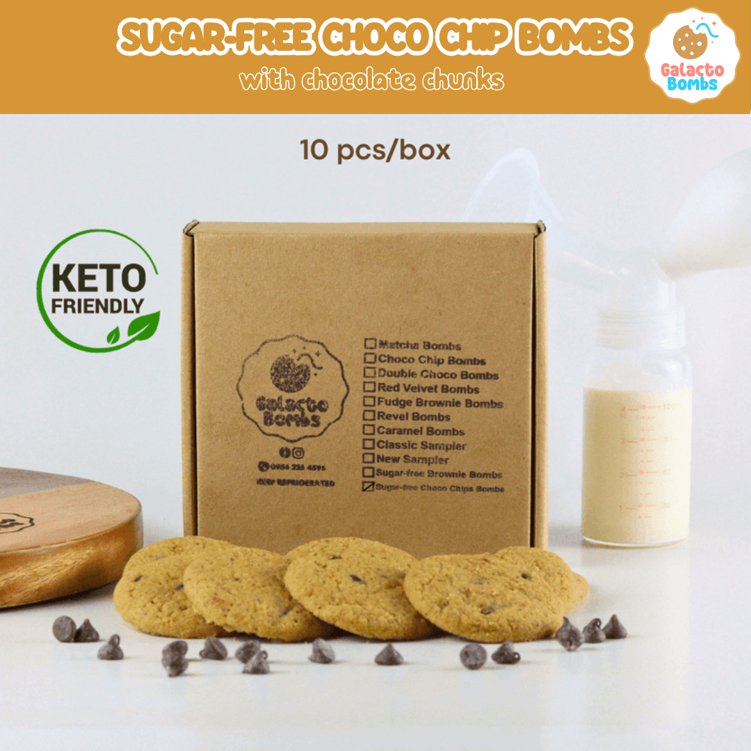 Sugar-Free Choco Chip Bombs (10 Cookies)