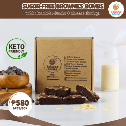 Sugar-Free Brownie Bombs (6 Bars)
