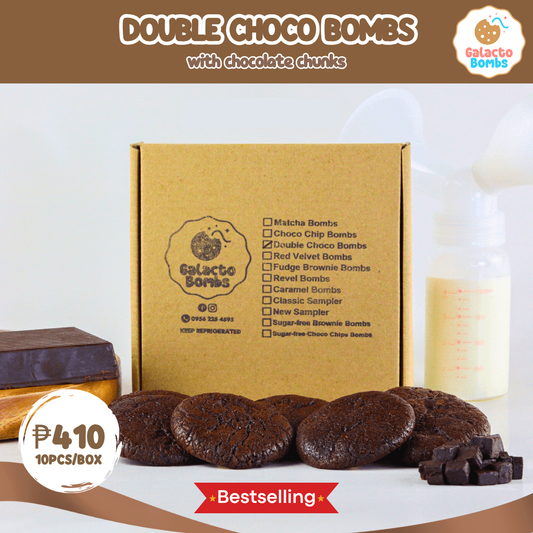 Double Choco Bombs (10 Cookies)