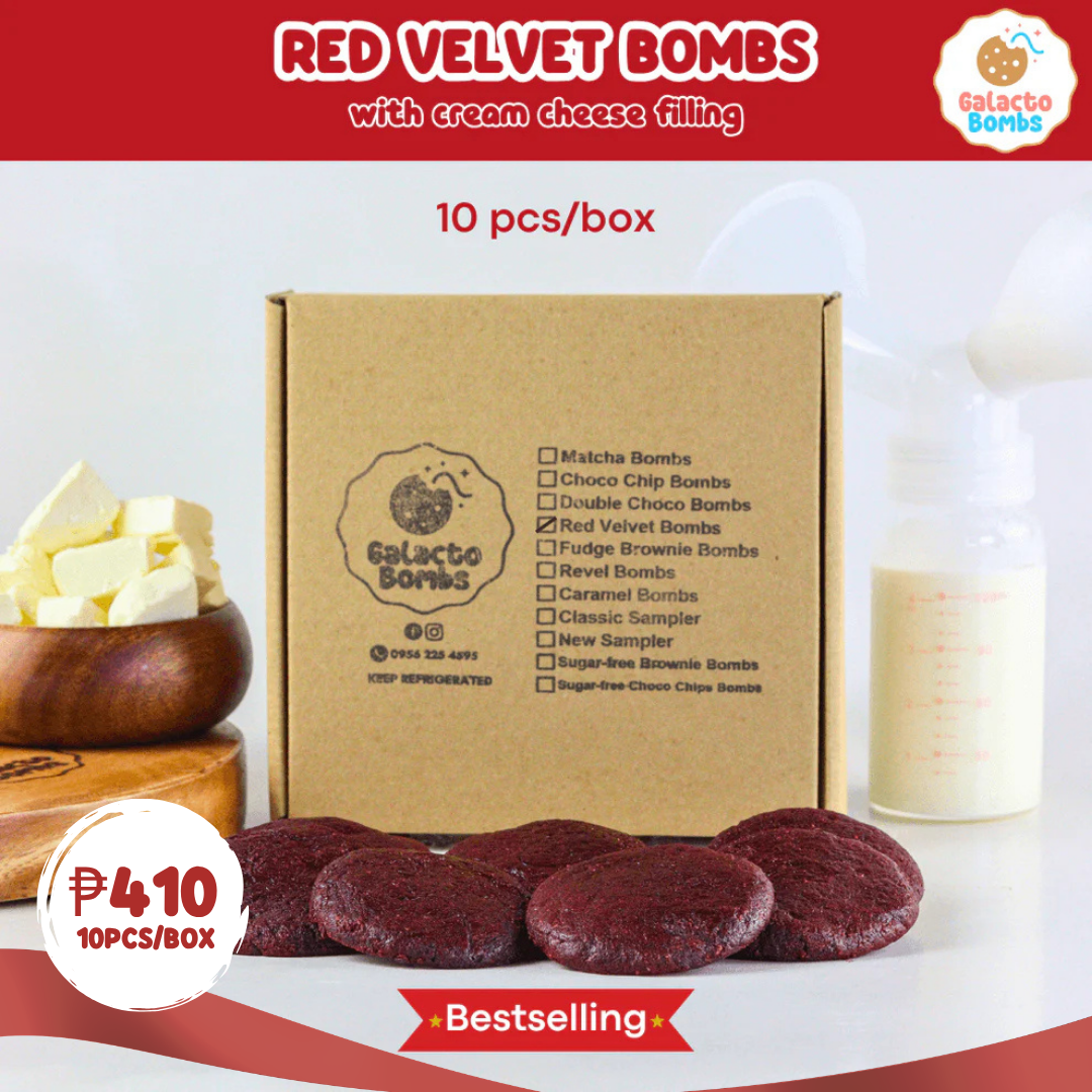 Red Velvet Bombs (10 Cookies)