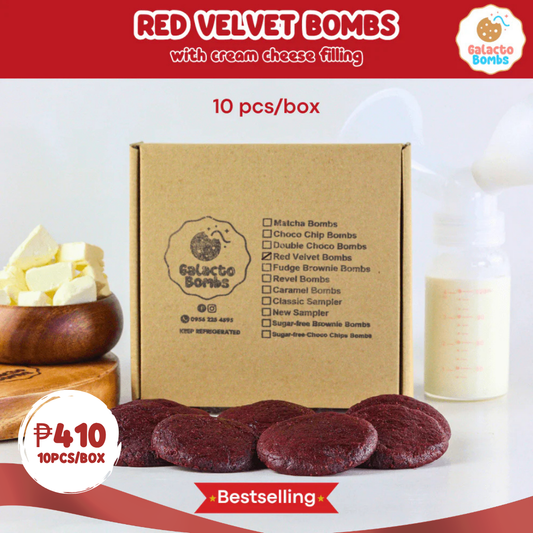 Red Velvet Bombs (10 Cookies)
