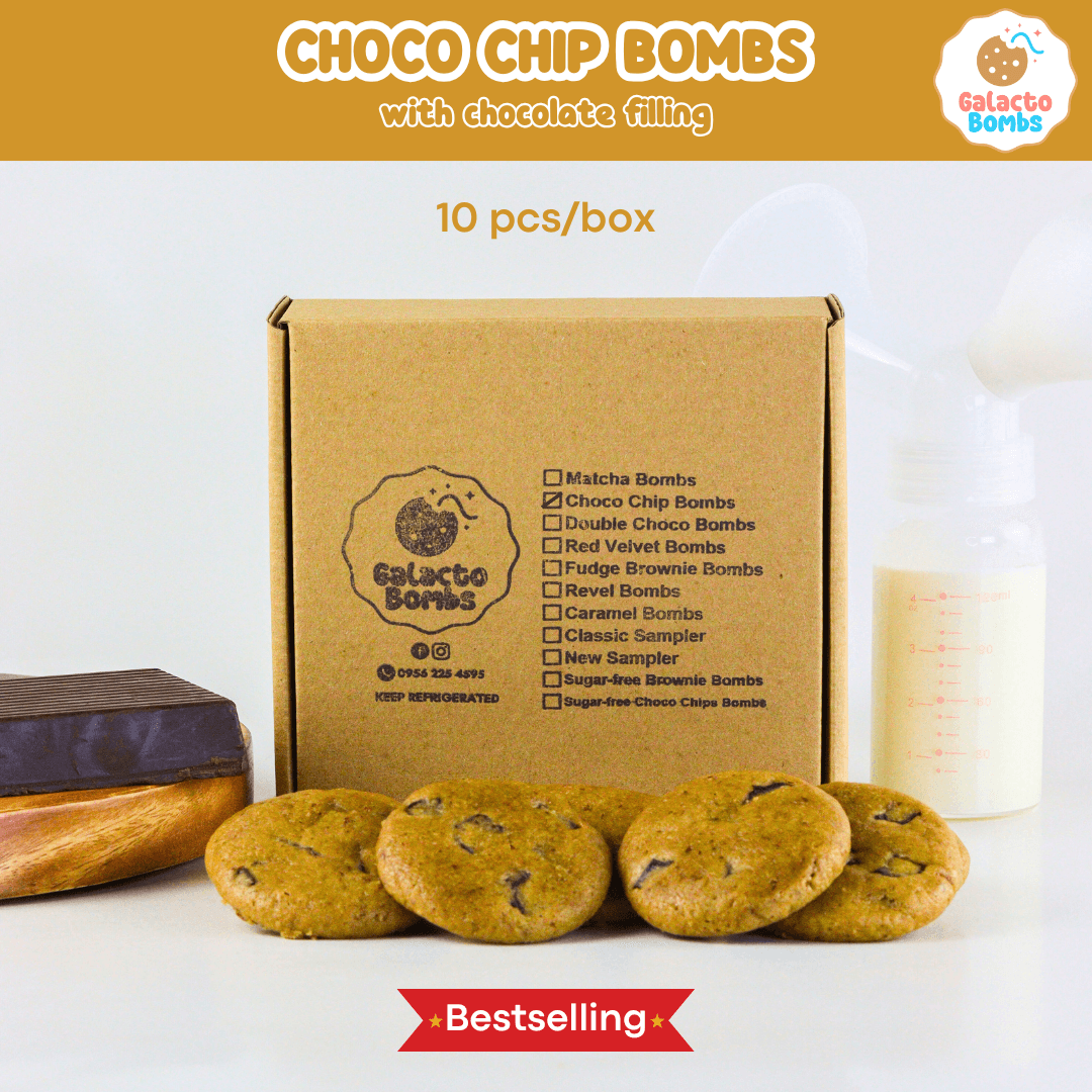 Choco Chip Bombs (10 Cookies) – Galacto Bombs PH