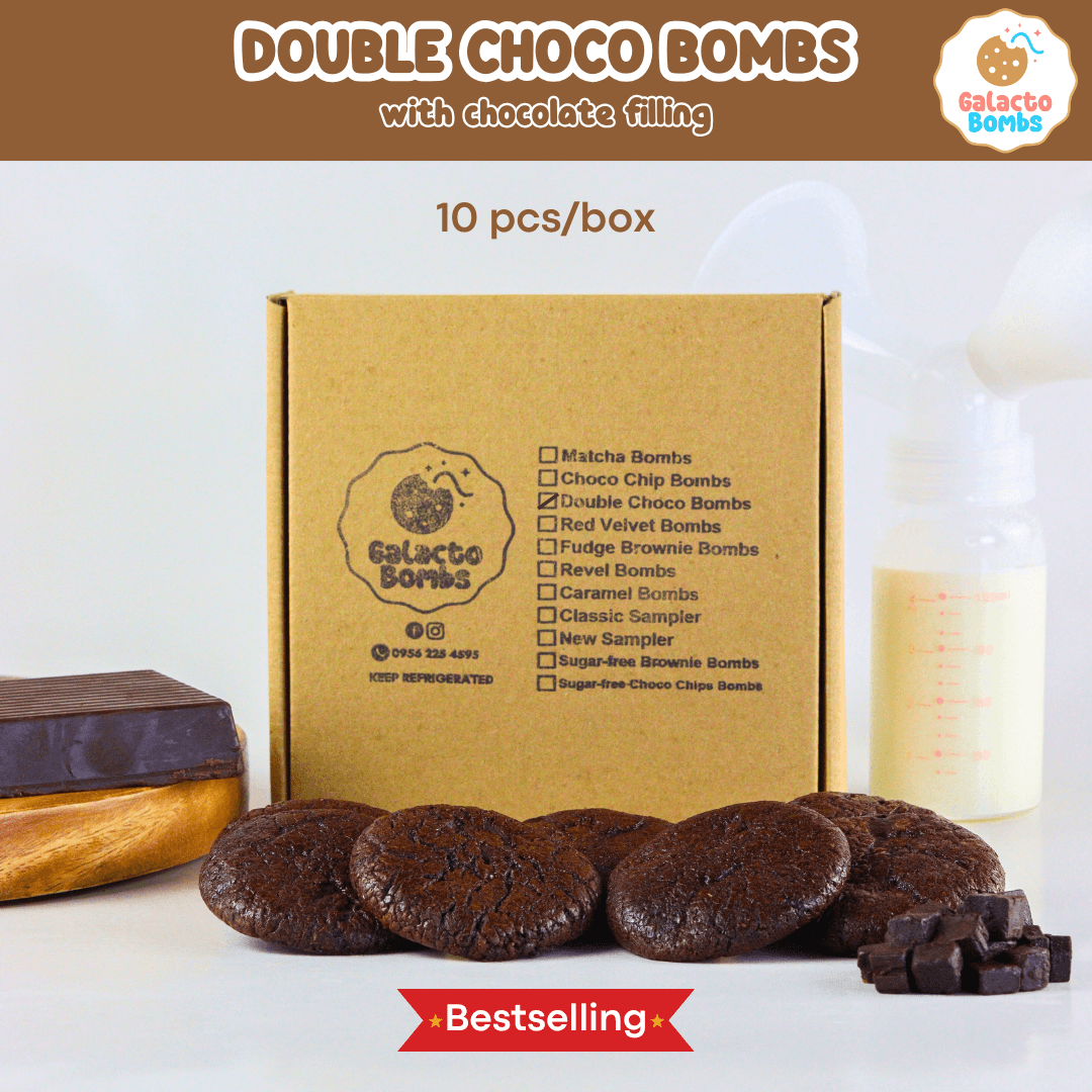 Double Choco Bombs (10 Cookies) – Galacto Bombs PH