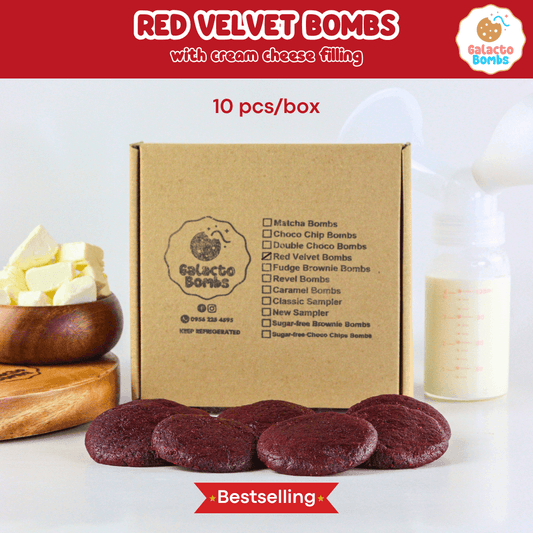 Red Velvet Bombs (10 Cookies)